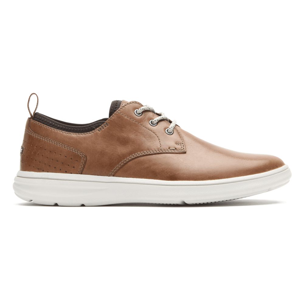 Sapatos Oxford Homem Rockport Zaden Plain Toe Marrom,Portugal PTHAB-8765